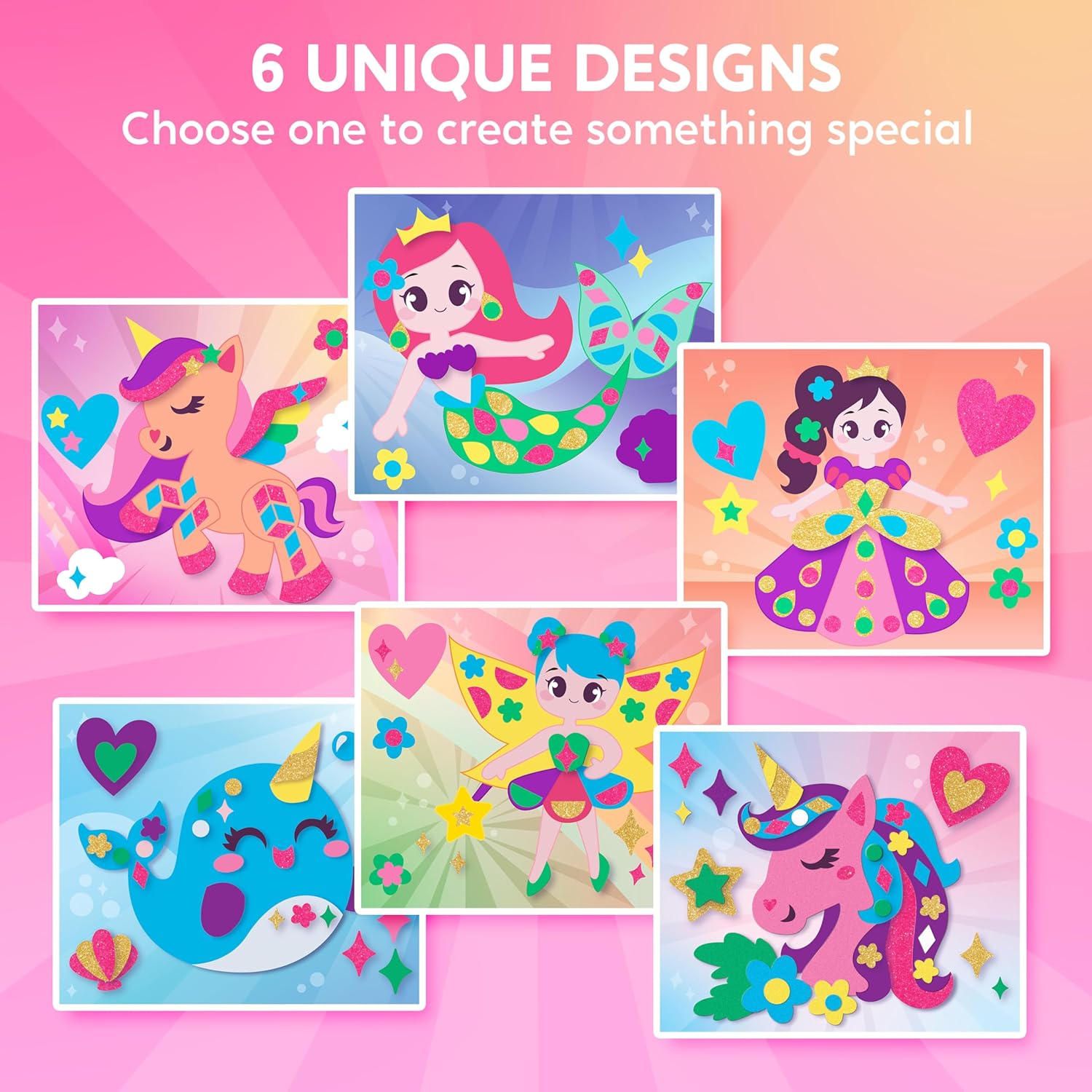 Joyfy Foam Art Kit - 800+ Stickers & 6 Boards photo 5