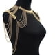 thumbnail image 2 of Collar de cadena Hugo Para mujer dorado, 2 of 9
