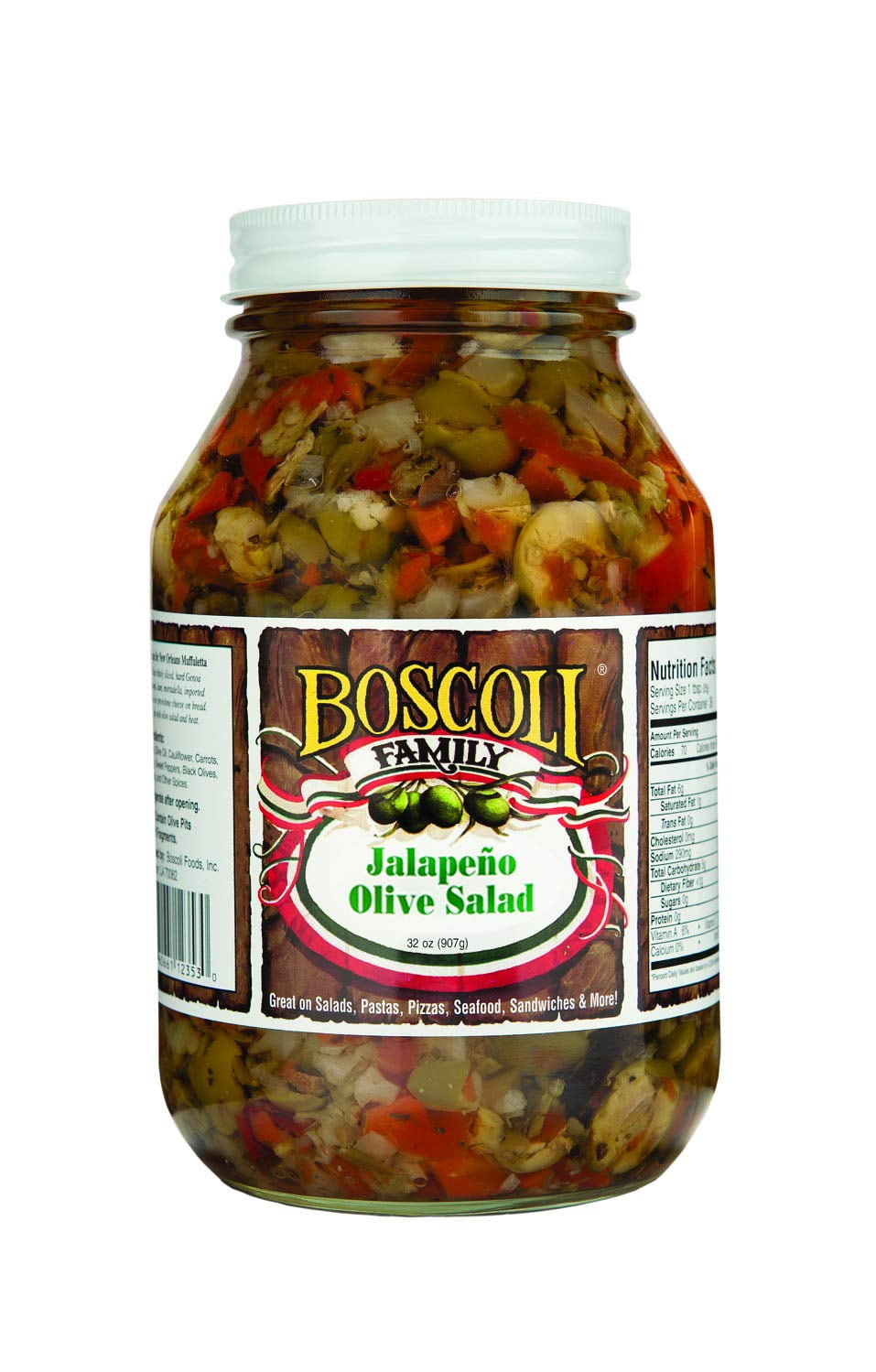 Boscoli Jalapeno Olive Salad 32 oz
