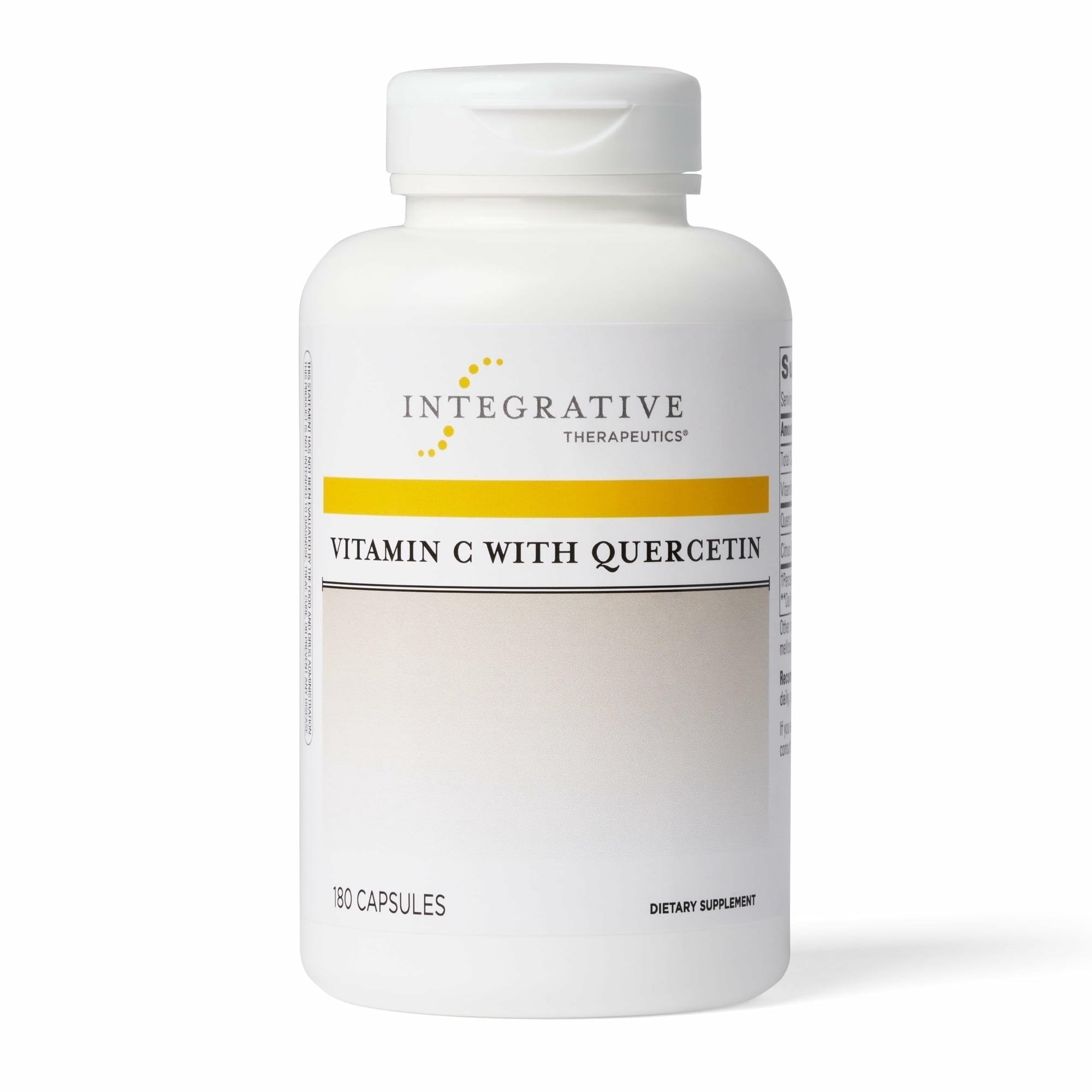 Integrative Therapeutics Vitamin C with Quercetin - Vitamin C Supplement for Immune Support- Supports Antioxidant Activity - 180 Capsules (90 Servings)
