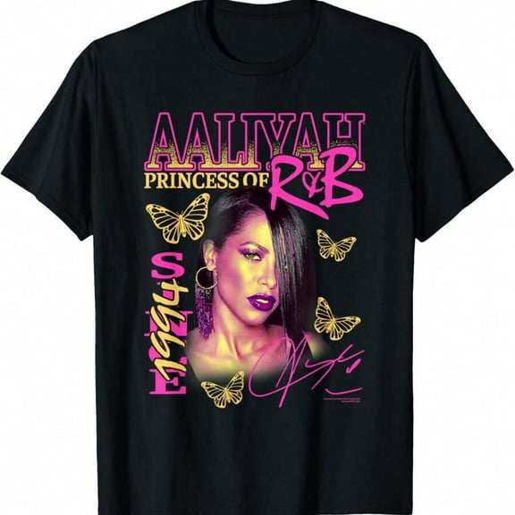 90's Retro Pink Butterflies R&B Hip Hop Music Fan T-Shirt