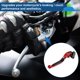 thumbnail image 3 of Palancas de freno y embrague cortas/largas únicas para Kawasaki ZX6R 2019-2025, palanca de freno ajustable de motocicleta de aleación de aluminio, cabeza roja, mango negro, 1 par, 3 of 7