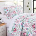 thumbnail image 3 of Bright Florals Oversized Premium Collection Duvet Cover Set, 3 of 8