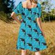thumbnail image 5 of Vestido de manga corta de Marcel the Shell con zapatos puestos en acción real Vestido de noche de mujer ropa de mujer novedades de verano, 5 of 7