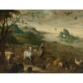 thumbnail image 2 of Isaac Van Oosten 24x19 Gold Ornate Framed and Double Matted Museum Art Print Titled - God Creating the Animals of the World, 2 of 4