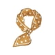 thumbnail image 1 of INSPIRE CHIC Bufanda Fina para Mujeres, Pañuelos de Twill, Pañuelo de Doble Cara Naranja, 1 of 4