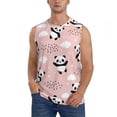 thumbnail image 2 of Picia Panda mens Cotton Tank Undershirts , Moisture-wicking Ribbed Tanks, Lightweight Cotton Tank Undershirts-XX-Large, 2 of 8