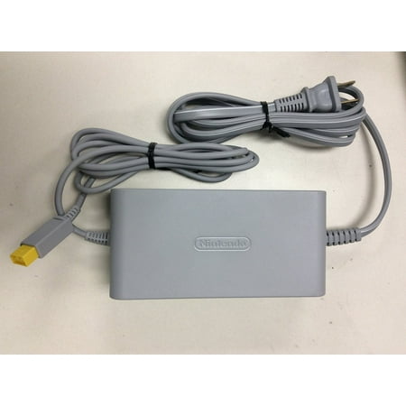 Wii Replacement Ac Adapter (Genuine OEM Wii U AC Adapter Power Supply Replacement Set With Wall Charger Cable Cordnot compatible with wii console By)
