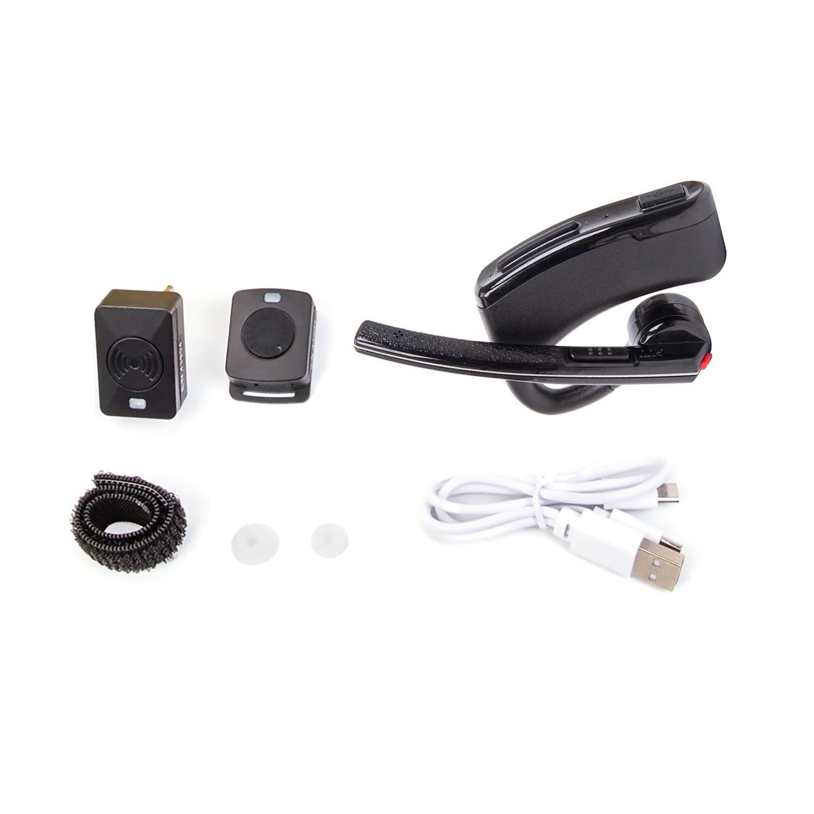 Wireless Bluetooth Earphone for Two Way Radios Hands-Free, Type-C USB Charger for Motorola Radios