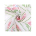 thumbnail image 4 of INSPIRE CHIC Women's Floral Printed Cotton Blended Scarves, Small Square Flowers Gauze Headscarf Neckerchief 21.7x21.7" Pink, 4 of 6