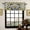 Yellow, variant on Kitchen Window Valances, Modern White Round Abstract Rod Pocket Valance Small Window Treatment for Bedroom, Yellow Valances for Windows Tier Curtain,1 Panel, 54x18inch