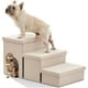 thumbnail image 1 of Escaleras para Perros Plegable, Rampas para Mascotas 3 Capas con Cama y Almacenamiento, 45 cm Alto, 150 lbs máx, Enlace de Cremallera, Ideal para Gatos y Perros Pequeño, Mediano o Grande, 1 of 7