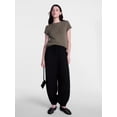 thumbnail image 3 of Scenario Women's and Women's Plus Pullover Rollneck Lightweight Sweater with Short Sleeves, Sizes XS-4X, 3 of 6