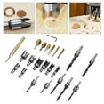 thumbnail image 1 of Outil de Menuiserie, Kit de Forage HSS 23 Pcs Portable pour Traitement, 1 of 8