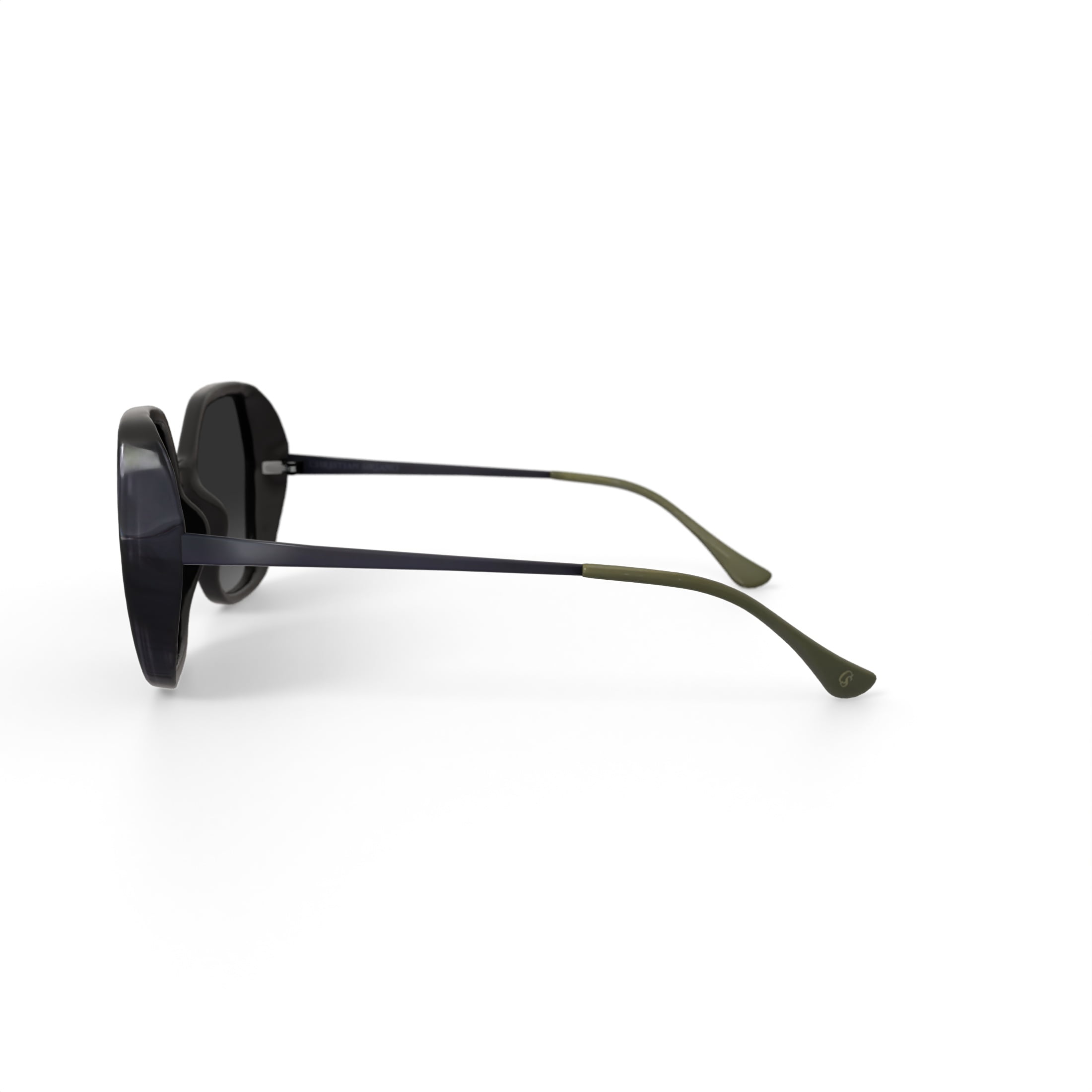 Christian Siriano Rx'able Womens Sunglasses, Ursula, Grey Tortoise, 56.5-18.5-144