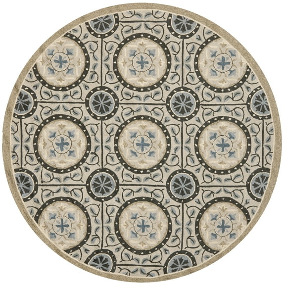 SAFAVIEH Four Seasons FRS485E Cement / Blue Rug
