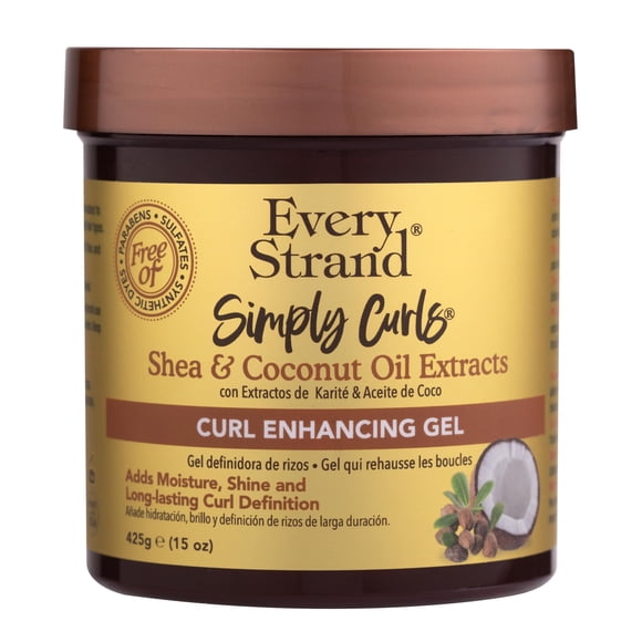Every Strand Simply Curls Coco Oil/Shea Curl Creme, 15 Ounce