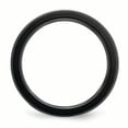 thumbnail image 2 of Edward Mirell Black Ti Polished Grooved Concave Ring, 2 of 7