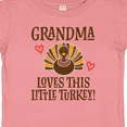 thumbnail image 4 of Inktastic Thanksgiving Grandma Little Turkey Boys or Girls Baby T-Shirt, 4 of 5