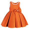 thumbnail image 5 of WhouRiu Girls Elegant Sleeveless Dress Wedding Birthday Party Gown Cute Bow Ruffle Princess Dresses, 5 of 8