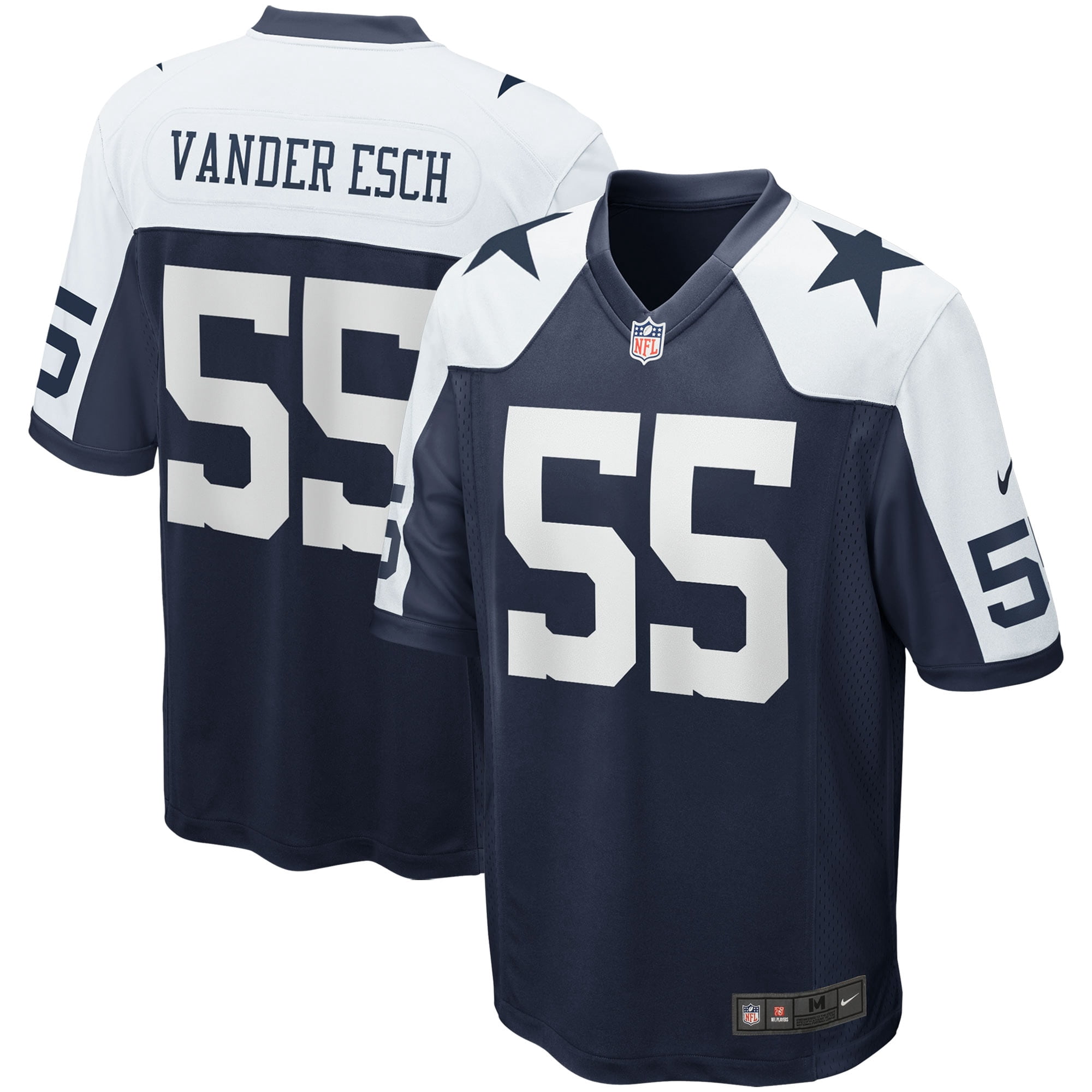 vander esch jersey white
