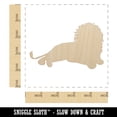 thumbnail image 2 of Lion Resting Solid Wood Shape Unfinished Piece Cutout Craft DIY Projects - 4.70 Inch Size - 1/4 Inch Thick, 2 of 7