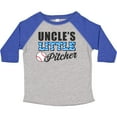 thumbnail image 3 of Inktastic Baseball Uncles Little Pitcher Boys Toddler T-Shirt, 3 of 5