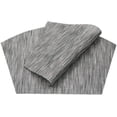 thumbnail image 2 of OWNTIDE Small Round Table Placemats Set of 4 Wedge Placemats Heat Resistant Woven Vinyl Table Mats Wipe Clean (4, Silver Gray), 2 of 18