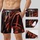 thumbnail image 4 of Ceisia Mens Swim Trunk Quick Dry With Mesh Lining Pockets Beach Shorts Casual Hawaiian Holiday Style Brown XXXL Gift, 4 of 5