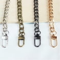thumbnail image 2 of YIEMEEN All-matching Width Metal Purse Chain Strap Crossbody Shoulder Bag Replacement Straps Bag Flat Chain Straps for Women, 2 of 14