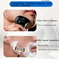 thumbnail image 6 of 6-Layers Safety Razor Set High Quality Men Razor Sharp Stainless Steel Shaving Changeable Shaver Head Blade ﻿ 1 Mens Razor Handle and 24 Refill Blades for Shaving, 6 of 6