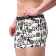 thumbnail image 2 of Disketp Beach Men's Boxer Briefs,Soft and Breathable Cotton Underwear with ComfortFlex Waistband, 2 of 7