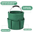 thumbnail image 3 of Bocaoying 17L Cleaning Organizer Caddy with Handle, Large Folding Cleaning Basket Bag, Multifunction Waterproof Gardening Tool Storage Bag, Multipocket Caddy Organizer for Cleaning Utensils, 3 of 7