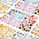 thumbnail image 1 of Colgantes de pulsera Mckanti, 150 unidades, chapados en plata y oro esmaltados, 1 of 7