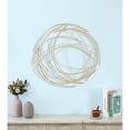 thumbnail image 5 of LuxenHome 25"H Abstract Round Wall Décor with Iron Sticks in Gold, 5 of 8