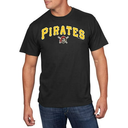Pirate Skull Baseball Jersey - Men's MLB Pittsburgh Pirates Team Tee