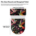thumbnail image 7 of HELLHERO Birds and Flowers Toilet Protector Cover Universal 2 Pcs Set Non-Slip Machine Washable for Bathroom Home, 7 of 7