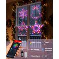 15'' Smart Christmas Window Lights 4 Pack, Color Changing Window ...