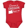 thumbnail image 3 of Inktastic Someone in Oregon Loves Me Boys or Girls Baby Bodysuit, 3 of 5