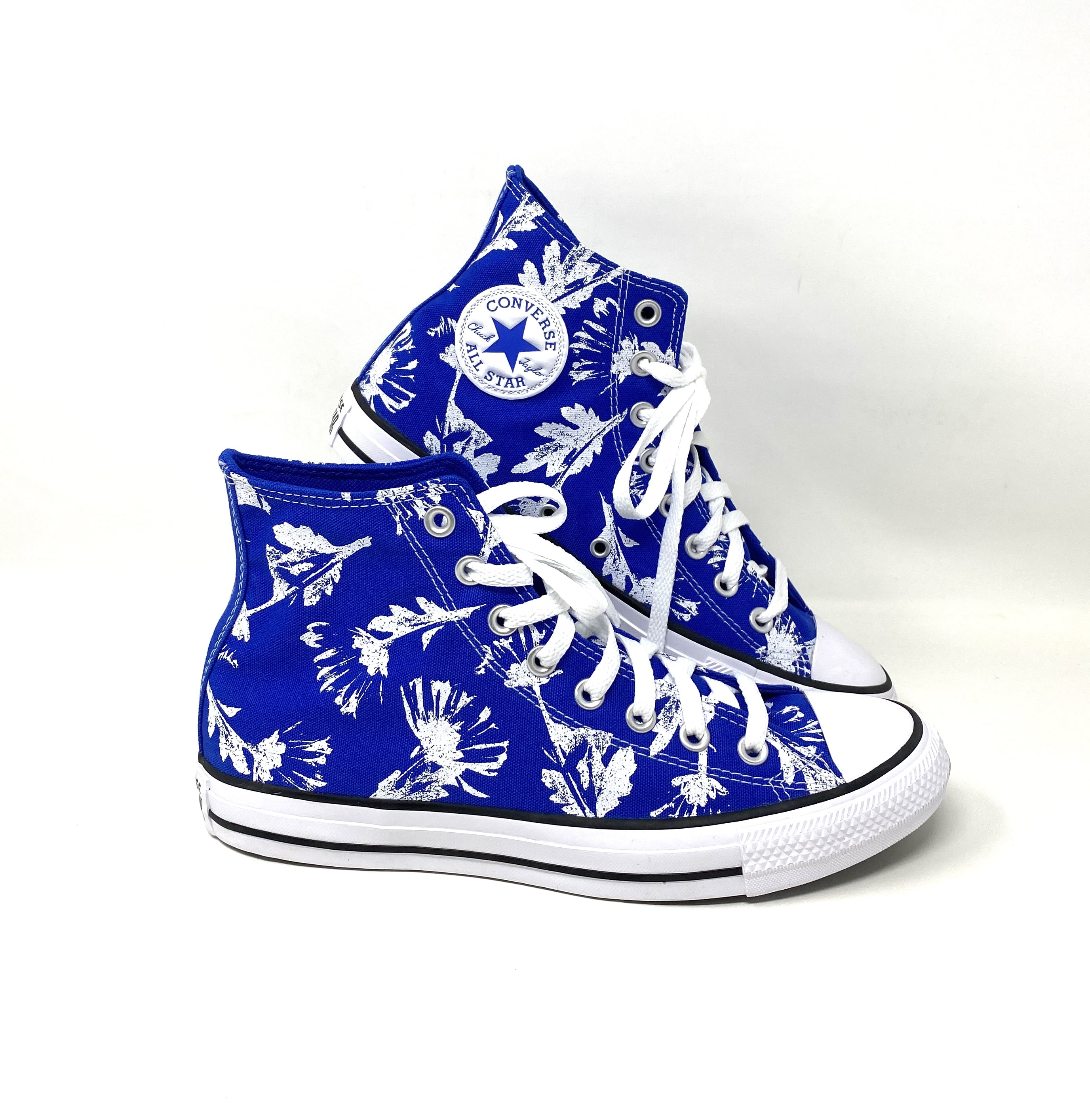 Converse CTAS HI GAME ROYAL Blue White Canvas Sneakers Women's 571389F -  