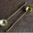 thumbnail image 3 of Wollet Handmade Brass Spoon, Long Handle Soup Spoon, Japanese-style Coffee Spoon, Tea Spoon Teaspoon, 3 of 11