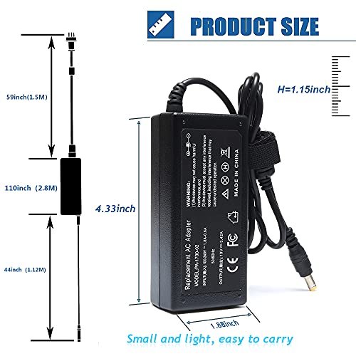 19V Adaptador Cargador para Laptop para Acer Aspire ES1 E15 E1 E1-532-