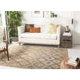 thumbnail image 3 of SAFAVIEH Kilim Mendoza Geometric Area Rug, Natural/Blue, 6' x 9', 3 of 8