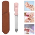 thumbnail image 1 of RENACLIPY 1 Set Of Professional Manicure File Compact Nail Buffer With PU Case For Women, 1 of 6