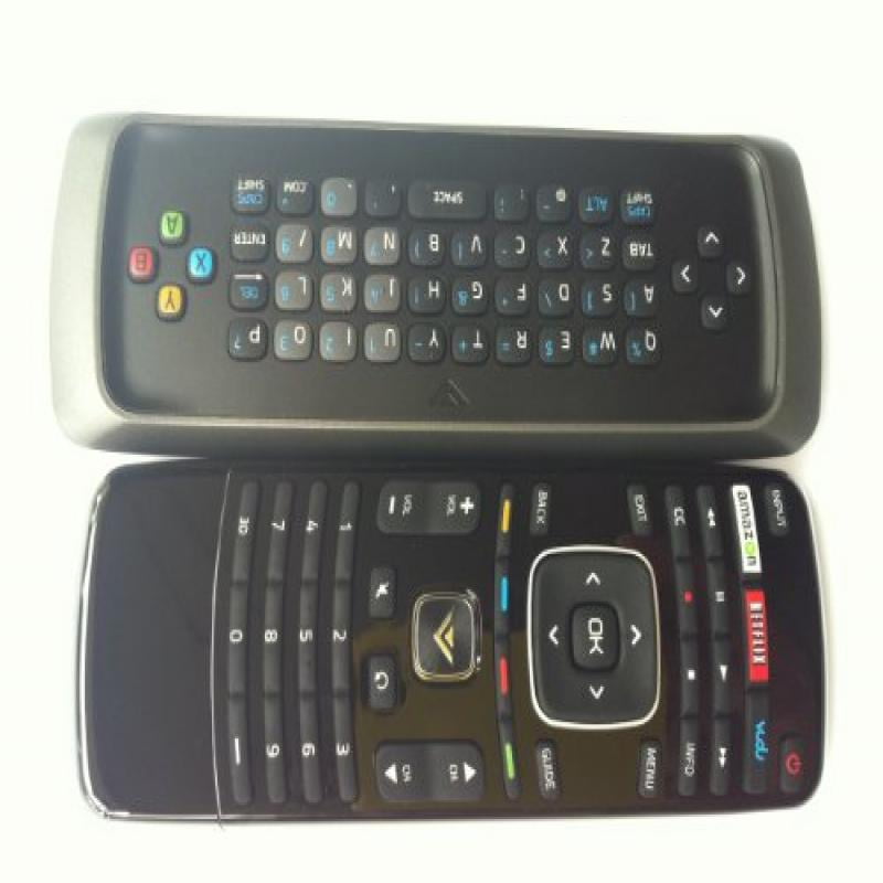 NEW Vizio 3D TV dual side keyboard QWERTY Remote Control XRV13D XRV1D3