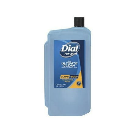 Dial For Men Hair & Body Hydrating Wash, 1 Liter DIA10003