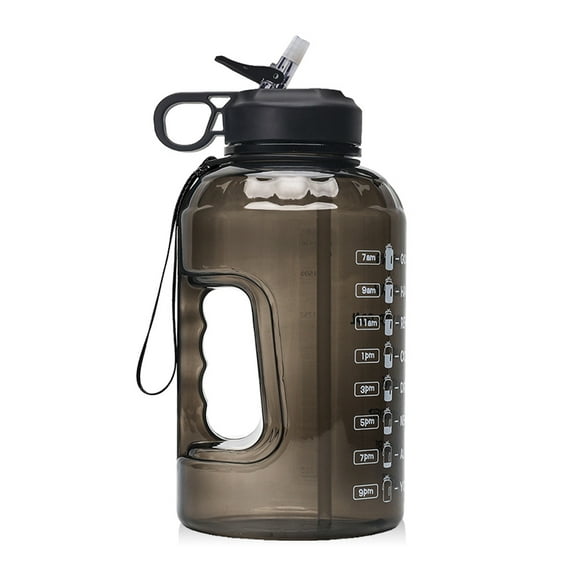 Maoww 2.2L Motivating Water Bottle Half Gallon Plastic Jug Portable Workout