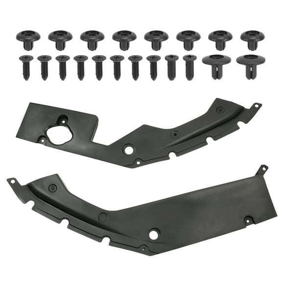2pcs Engine Bay Side Panel Covers Long Version Left and Right Sides for Honda Civic 10th Gen 2016 2017 2018 2019 2020