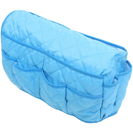 FUEENIRVA Armrest Cover Organizer Blue Non Woven Fabrics for Home 1Pcs 18.9X8.7X8.7In