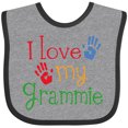 thumbnail image 3 of Inktastic I Love My Grammie Boys or Girls Baby Bib, 3 of 4